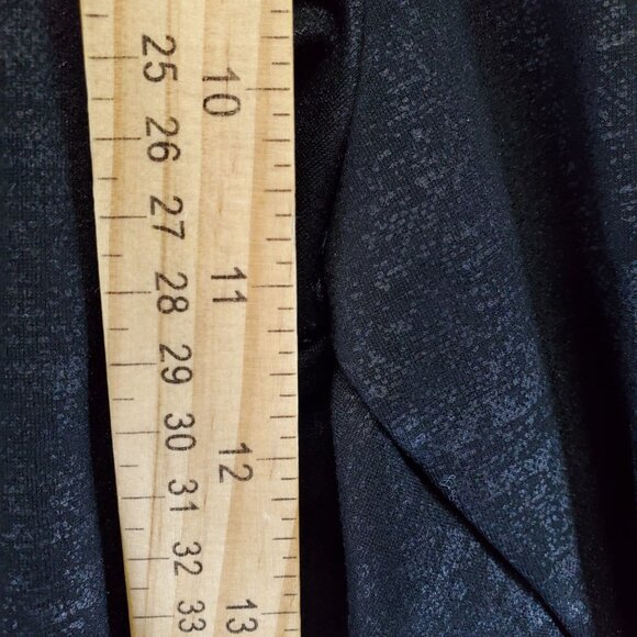 Calvin Klein Pants Womens 2X Black Tapered Rayon Blend Textured Pull-On Style - Picture 7 of 11